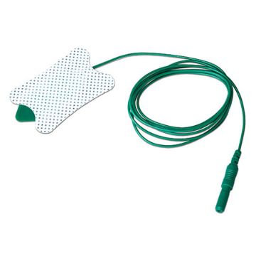 Ambu 714 Series Adhesive Ground Electrode, 47mm x 30mm, 1m Leadwire AM-71410.jpg