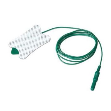 Neuroline Ground Electrode, 714 Series, 48x30mm, 150cm/60" lead wire, 1/pouch AM-71415.jpg