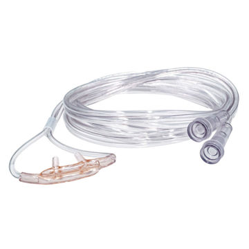 Picture of Salter Labs, Adult Demand Cannula w/4' tubing - Dual Prong Sensing & Delivery Qty 25