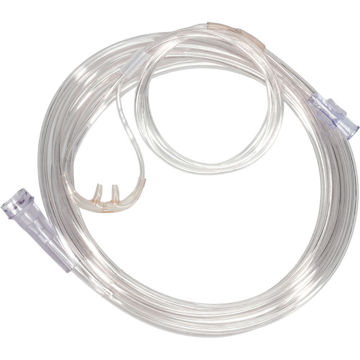 Picture of ETCO2 Intermediate Infant Divided Cannula with 7' O2 & 7' CO2 Line, Male Luer-Lock Connector, 25 per