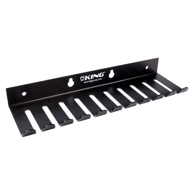 Picture of KING Medical Cable Rack, Steel, Black Baked Enamel. 11 Slot, Qty 1