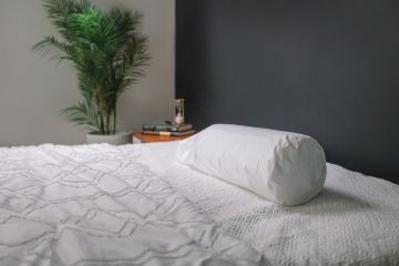 Picture of Align-Right Therapeutic Cervical Sleeping Pillow with 100% Cotton White Pillow Case  -  Size Large